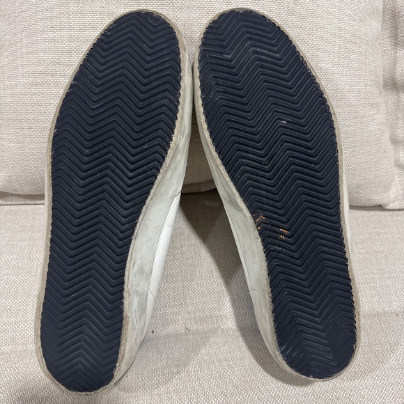 Golden Goose Sneakers in white Nappa leather with black heel. EU45 - Picture 3 of 4